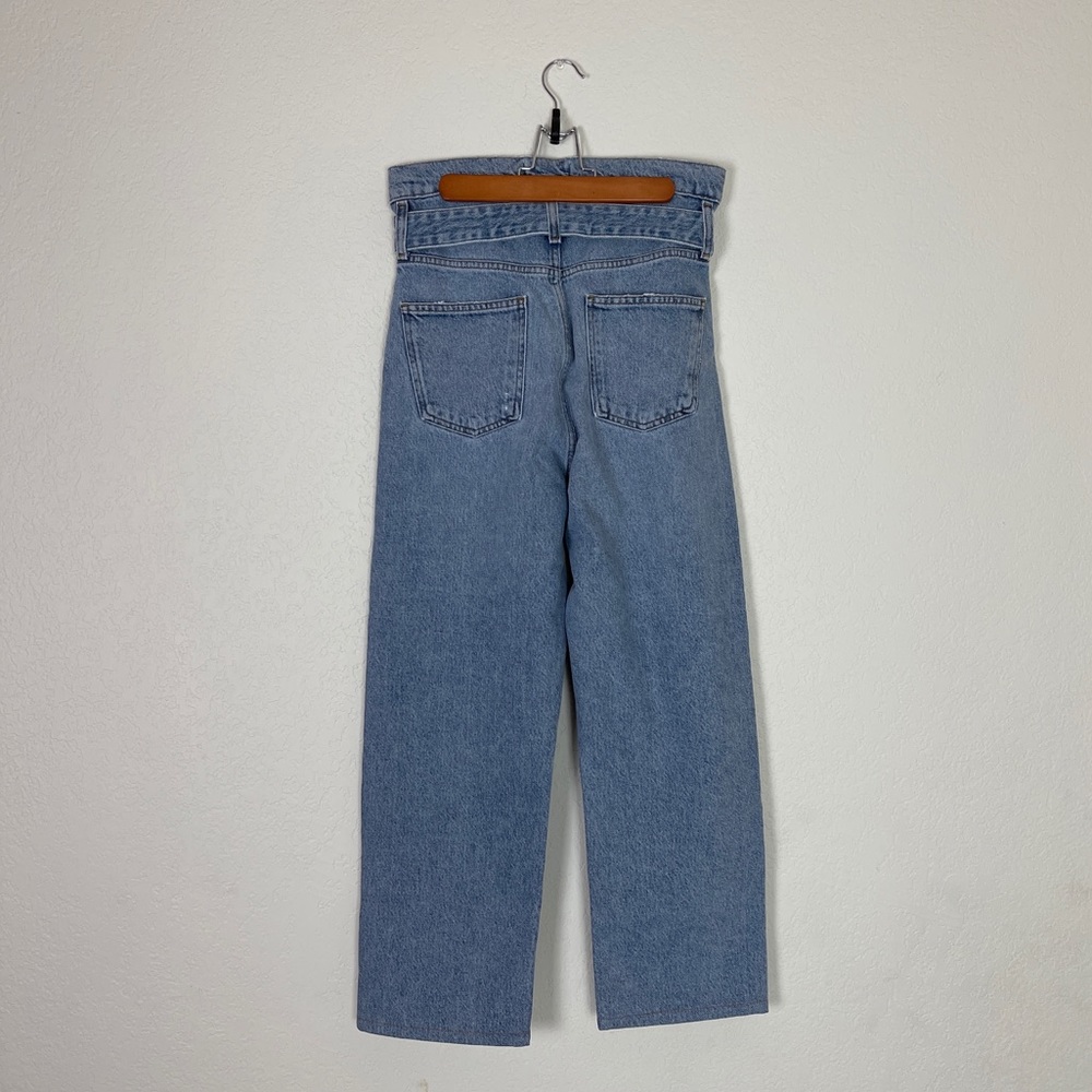Agolde Light Blue High-Rise Paperbag Jeans - Picture 11 of 14